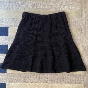 Zara Crochet "The Knit Collection" Mini Skirt
